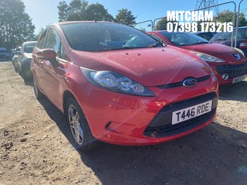 Location: Mitcham - 2012 FORD FIESTA EDGE 5 Door Hatchback REG: T446RDE, Keys: No, MOT Expiry date: 30/10/2026, 1242 Petrol, 5 Speed Manual Petrol, Former Keepers: 4