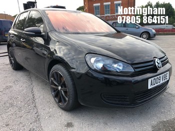 Location: Nottingham - 2009 VOLKSWAGEN GOLF S 5 Door Hatchback REG: AD09VBE, Keys: No, MOT Expiry date: 02/10/2026, 1595 Petrol, 5 Speed Manual Petrol, Former Keepers: 7