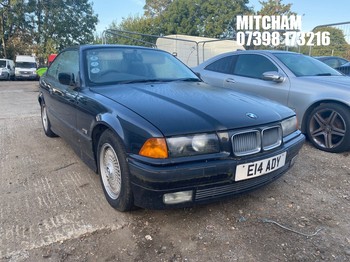 Location: Mitcham - 1994 BMW 325 I Coupe REG: E14ADY, Keys: No, MOT Expiry date: 30/06/2026, 2494 Petrol, 5 Speed Manual Petrol, Former Keepers: 4