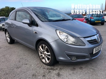 Location: Nottingham - 2010 VAUXHALL CORSA SXI 3 Door Hatchback REG: SA10GZF, Keys: No, MOT Expiry date: 27/10/2026, 1229 Petrol, 5 Speed Manual Petrol, Former Keepers: 9