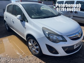 Location: Peterborough - 2014 VAUXHALL CORSA EXCITE AC 5 Door Hatchback REG: PF14WRT, Keys: No, MOT Expiry date: 02/06/2026, 1229 Petrol, 5 Speed Manual Petrol, Former Keepers: 6