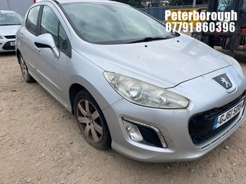 Location: Peterborough - 2011 PEUGEOT 308 ACTIVE HDI 5 Door Hatchback REG: GJ61SDU, Keys: No, MOT Expiry date: 29/11/2025, 1560 Diesel, 5 Speed Manual Diesel, Former Keepers: 6