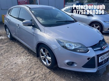 Location: Peterborough - 2011 FORD FOCUS ZETEC TDCI 5 Door Hatchback REG: HG61KHB, Keys: No, MOT Expiry date: 19/05/2027, 1560 Diesel, 6 Speed Manual Diesel, Former Keepers: 9