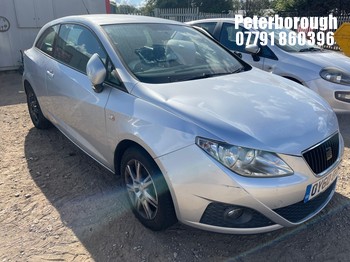 Location: Peterborough - 2010 SEAT IBIZA SE 3 Door Hatchback REG: OY60GRF, Keys: No, MOT Expiry date: 02/05/2026, 1390 Petrol, 5 Speed Manual Petrol, Former Keepers: 3