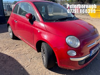 Location: Peterborough - 2010 FIAT 500 POP S-A 3 Door Hatchback REG: LX60ZTE, Keys: No, MOT Expiry date: 26/05/2027, 1242 Petrol, 5 Speed Semi Auto Petrol, Former Keepers: 4