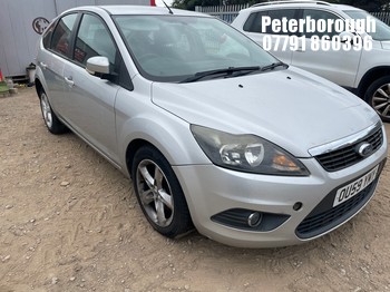 Location: Peterborough - 2009 FORD FOCUS ZETEC TD 109 5 Door Hatchback REG: OU59YMY, Keys: No, MOT Expiry date: 26/07/2026, 1560 Diesel, 5 Speed Manual Diesel, Former Keepers: 6