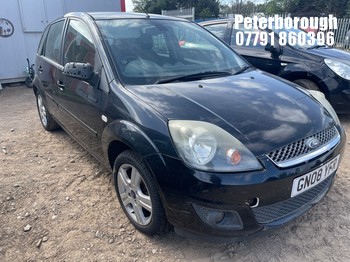 Location: Peterborough - 2008 FORD FIESTA ZETEC CLIMATE 5 Door Hatchback REG: GN08YFR, Keys: No, MOT Expiry date: 05/12/2026, 1388 Petrol, 5 Speed Manual Petrol, Former Keepers: 5