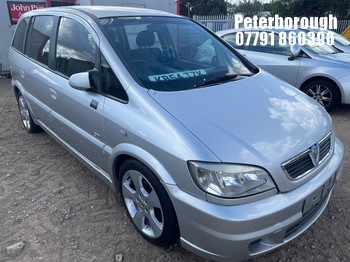Location: Peterborough - 2005 VAUXHALL ZAFIRA SRI DTI MPV REG: KB54TZK, Keys: No, MOT Expiry date: 29/12/2026, 1995 Diesel, 5 Speed Manual Diesel, Former Keepers: 3