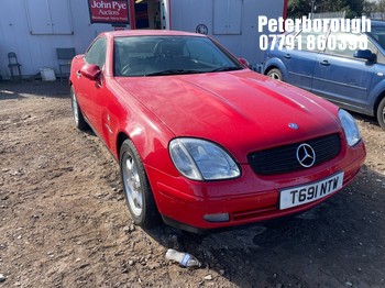 Location: Peterborough - 1999 MERCEDES SLK 230 KOMPRESSOR AUTO Convertible REG: T691NTW, Keys: No, MOT Expiry date: 08/05/2027, 2295 Petrol, 5 Speed Auto Petrol, Former Keepers: 5