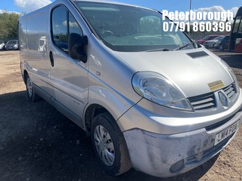 Location: Peterborough - 2014 RENAULT TRAFIC SL27 DCI Panel Van REG: LM14FOA, Keys: No, MOT Expiry date: 15/08/2026, 1995 Diesel, 6 Speed Manual Diesel, Former Keepers: 6