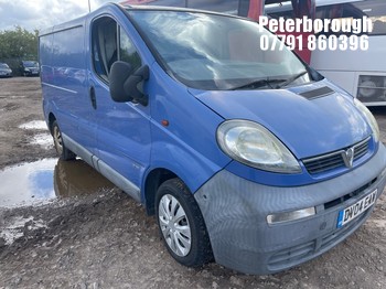 Location: Peterborough - 2004 VAUXHALL VIVARO 2700 DTI SWB Panel Van REG: DV04EAW, Keys: No, MOT Expiry date: 25/05/2024, 1870 Diesel, 5 Speed Manual Diesel, Former Keepers: 5