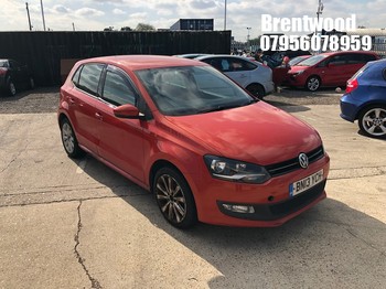 Location: Brentwood - 2013 VOLKSWAGEN POLO MATCH 5 Door Hatchback REG: BN13YCH, Keys: No, MOT Expiry date: 10/07/2026, 1198 Petrol, 5 Speed Manual Petrol, Former Keepers: 6