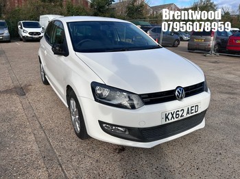 Location: Brentwood - 2012 VOLKSWAGEN POLO MATCH 85 3 Door Hatchback REG: KX62AED, Keys: No, MOT Expiry date: 07/04/2026, 1390 Petrol, 5 Speed Manual Petrol, Former Keepers: 7