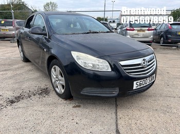 Location: Brentwood - 2009 VAUXHALL INSIGNIA EXCLUSIV 4 Door Saloon REG: S600SBW, Keys: No, MOT Expiry date: 06/10/2025, 1796 Petrol, 6 Speed Manual Petrol, Former Keepers: 5