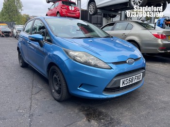 Location: Stapleford - 2009 FORD FIESTA STYLE PLUS 80 5 Door Hatchback REG: KS58FNO, Keys: Yes, MOT Expiry date: 29/04/2027, 1242 Petrol, 5 Speed Manual Petrol, Former Keepers: 4