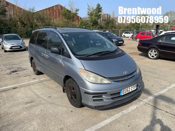 Location: Brentwood - 2002 TOYOTA PREVIA CDX VVTI AUTO MPV REG: EU52ZTP, Keys: No, MOT Expiry date: 13/06/2025, 2362 Petrol, 4 Speed Auto Petrol, Former Keepers: 8