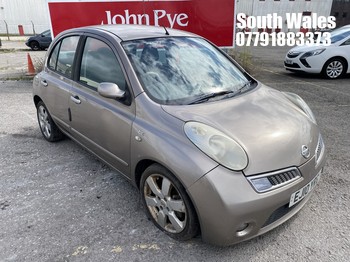 Location: South Wales - 2010 NISSAN MICRA N-TEC 5 Door Hatchback REG: EJ10YRG, Keys: No, MOT Expiry date: 20/04/2023, 1240 Petrol, 5 Speed Manual Petrol, Former Keepers: 6