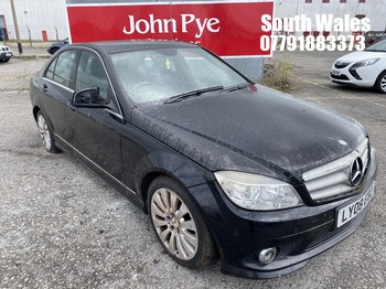 Location: South Wales - 2008 MERCEDES C220 SPORT CDI A 4 Door Saloon REG: LY08EBZ, Keys: No, MOT Expiry date: 08/12/2025, 2148 Diesel, 5 Speed Auto Diesel, Former Keepers: 10