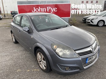 Location: South Wales - 2007 VAUXHALL ASTRA SXI 5 Door Hatchback REG: BN57UJE, Keys: No, MOT Expiry date: 08/06/2026, 1598 Petrol, 5 Speed Manual Petrol, Former Keepers: 8