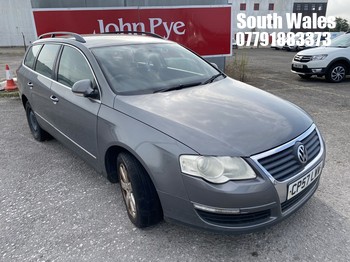 Location: South Wales - 2007 VOLKSWAGEN PASSAT SE TDI Estate REG: CP57LWW, Keys: No, MOT Expiry date: 05/12/2025, 1896 Diesel, 5 Speed Manual Diesel, Former Keepers: 4
