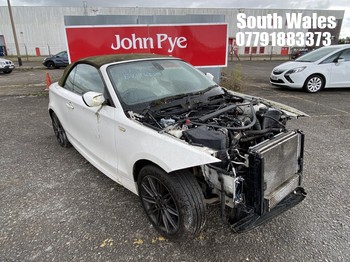Location: South Wales - 2012 BMW 120D M SPORT Convertible REG: BV12KLK, Keys: No, MOT Expiry date: 09/11/2023, 1995 Diesel, 6 Speed Manual Diesel, Former Keepers: 6