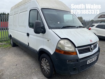 Location: South Wales - 2007 RENAULT MASTER LH35 DCI 120 Panel Van REG: CA56FEV, Keys: No, MOT Expiry date: 16/01/2026, 2464 Diesel, 6 Speed Manual Diesel, Former Keepers: 9