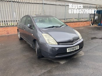 NOTE: ATF Registered Buyers ONLY - Location: Hayes - 2008 TOYOTA PRIUS T SPIRIT VV-I AUTO 5 Door Hatchback REG: YE08NTD, Keys: No, 1497 Hybrid, Variable 1 Speed Auto Petrol/E, Former Keepers: 14