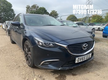 Location: Mitcham - 2015 MAZDA 6 SPORT NAV D Estate REG: DV65OJL, Keys: No, MOT Expiry date: 16/07/2026, 2191 Diesel, 6 Speed Manual Diesel, Former Keepers: 6