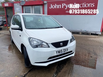 Location: Hull - 2015 SEAT  MII I-TECH  5 Door Hatchback  REG: YW15DXV., 999cc Petrol , 5 Speed Manual Petrol , Former Keepers: 3, Keys: Yes, MOT Expiry date: 05/11/2026