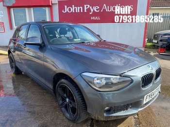 Location: Hull - 2014 BMW 116D SE 5 Door Hatchback REG: FY64FYE, Keys: No, MOT Expiry date: 01/03/2026, 1995 Diesel, 6 Speed Manual Diesel, Former Keepers: 6
