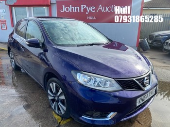 Location: Hull - 2014 NISSAN PULSAR N-TEC DCI 5 Door Hatchback REG: VN64XMG, Keys: No, MOT Expiry date: 08/07/2027, 1461 Diesel, 6 Speed Manual Diesel, Former Keepers: 9