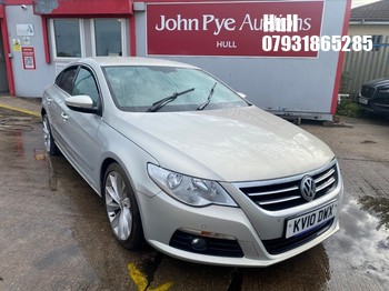 Location: Hull - 2010 VOLKSWAGEN PASSAT GT CC TDI 170 DSG Coupe REG: KV10DWX, Keys: No, MOT Expiry date: 12/11/2026, 1968 Diesel, 6 Speed Semi Auto Diesel, Former Keepers: 5
