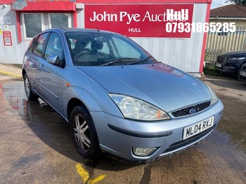 Location: Hull - 2004 FORD FOCUS GHIA 5 Door Hatchback REG: ML04RXJ, Keys: No, MOT Expiry date: 08/08/2026, 1596 Petrol, 5 Speed Manual Petrol, Former Keepers: 5