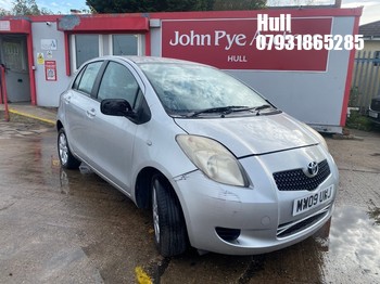Location: Hull - 2009 TOYOTA YARIS T-SPIRIT VVT-I 5 Door Hatchback REG: MW09UWJ, Keys: No, MOT Expiry date: 23/07/2025, 1329 Petrol, 6 Speed Manual Petrol, Former Keepers: 1