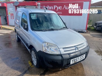 Location: Hull - 2007 CITROEN BERLINGO 600 HDI X 75 Car Derived Van REG: YR57ZZC, Keys: No, MOT Expiry date: 23/01/2025, 1598 Diesel, 5 Speed Manual Diesel, Former Keepers: 11