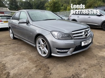Location: Leeds - 2011 MERCEDES-BENZ C250 SPORT CDI BLUEEFFI-C 4 Door Saloon REG: YP11EYY, Keys: No, MOT Expiry date: 11-06-2026, 2143 Diesel, 7 Speed Auto Diesel, Former Keepers: 8