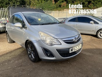 Location: Leeds - 2012 VAUXHALL CORSA ACTIVE AC 3 Door Hatchback REG: MF62ZCX, Keys: No, MOT Expiry date: 11-11-2026, 1229 Petrol, 5 Speed Manual Petrol, Former Keepers: 6