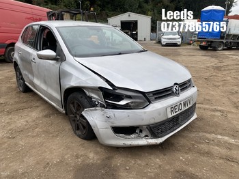 Location: Leeds - 2010 VOLKSWAGEN POLO SE TDI 75 5 Door Hatchback REG: RE10MVV, Keys: No, MOT Expiry date: 19-09-2026, 1598 Diesel, 5 Speed Manual Diesel, Former Keepers: 16