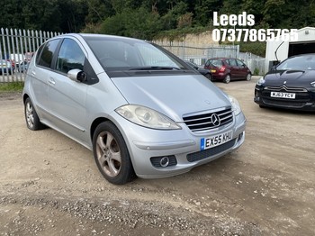 Location: Leeds - 2005 MERCEDES A170 AVANTGARDE SE CVT 5 Door Hatchback REG: EX55KHU, Keys: No, MOT Expiry date: 03-03-2026, 1699 Petrol, Variable Speed Auto Petrol, Former Keepers: 8