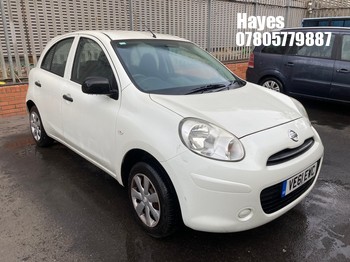 Location: HAYES / HEATHROW - 2011 NISSAN MICRA VISIA 5 Door Hatchback REG: VE61EWC, 1198CC PETROL, 5 Speed Manual Petrol, Former Keepers: 4, Keys: No, MOT: Expiry date25/01/2027