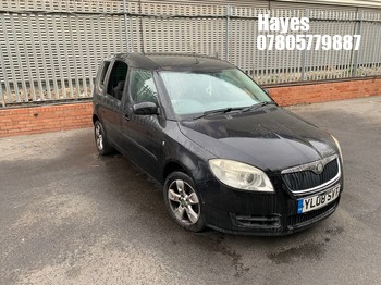 Location: HAYES / HEATHROW - 2008 SKODA ROOMSTER 2 16V 105 A MPV REG: YL08SVT, 1598cc Petrol, 6 Speed Auto Petrol, Former Keepers: 8, Keys: No, MOT: Expiry date29/08/2027