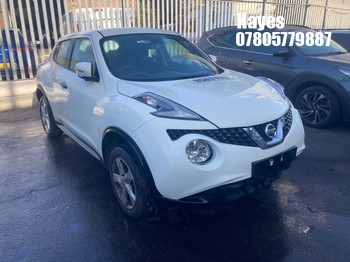 Location: Hayes - 2017 NISSAN JUKE VISIA 5 Door Hatchback REG: BG67FNW, Keys: No, MOT Expiry date: 19/05/2026, 1598 Petrol, 5 Speed Manual Petrol, Former Keepers: 2