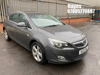 Location: Hayes - 2012 VAUXHALL ASTRA SRI 5 Door Hatchback REG: SG12OSL, Keys: No, MOT Expiry date: 27/03/2027, 1598 Petrol, 5 Speed Manual Petrol, Former Keepers: 6