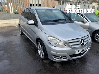 Location: Hayes - 2011 MERCEDES-BENZ B160 BLUEEFFICIENCY SPORT MPV REG: RJ11KMX, Keys: No, MOT Expiry date: 18/05/2027, 1498 Petrol, 5 Speed Manual Petrol, Former Keepers: 6