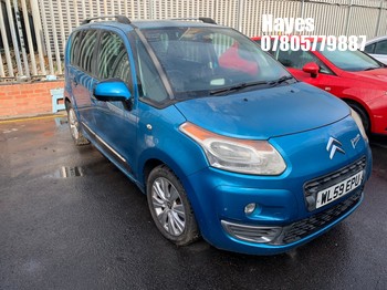 Location: Hayes - 2009 CITROEN C3 PICASSO EXCLUSIVE HDI MPV REG: WL59EPU, Keys: No, MOT Expiry date: 04/06/2025, 1560 Diesel, 5 Speed Manual Diesel, Former Keepers: 6