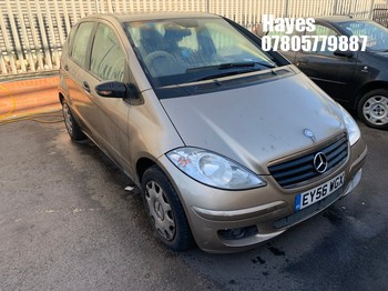 Location: Hayes - 2006 MERCEDES A150 CLASSIC SE 5 Door Hatchback REG: EY56WGX, Keys: No, MOT Expiry date: 26/07/2027, 1498 Petrol, 5 Speed Manual Petrol, Former Keepers: 4