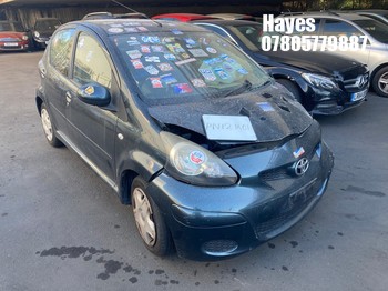 Location: Hayes - 2012 TOYOTA AYGO ICE VVT-I 5 Door Hatchback REG: PN12KOH, Keys: No, MOT Expiry date: 28/01/2027, 998 Petrol, 5 Speed Manual Petrol, Former Keepers: 4