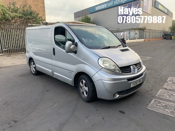 Location: Hayes - 2008 RENAULT TRAFIC SL27 SPORT DCI 115 Panel Van REG: YG58YKA, Keys: No, MOT Expiry date: 10/06/2026, 1995 Diesel, 6 Speed Manual Diesel, Former Keepers: 8