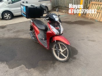 Location: Hayes - 2017 HONDA NSC 110 MPDH Motorcycle REG: AO17VFA, Keys: No, MOT Expiry date: 24/07/2026, 108 Petrol, Automatic, Former Keepers: 2