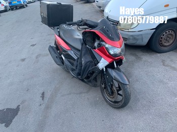 Location: Hayes - 2016 YAMAHA GPD125-A NMAX 125 ABS Scooter REG: WA16EBJ, Keys: No, MOT Expiry date: 20/02/2026, 125 Petrol, AUTOMATIC, Former Keepers: 16